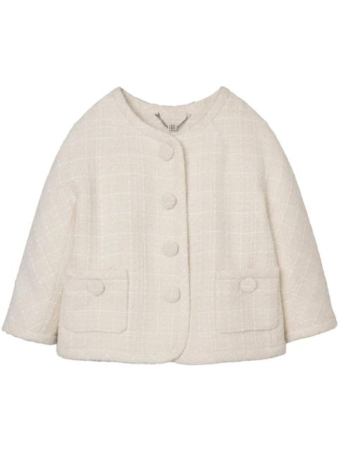 Marc Jacobs The Tweed Backwards jacket - White - zdjęcie produktu nr 1