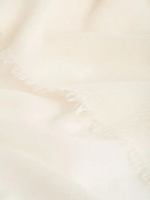 TOTEME frayed scarf - Neutrals