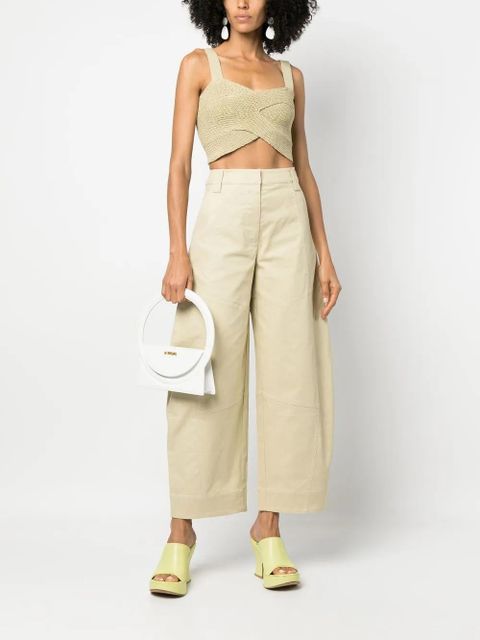Cult Gaia tapered wide-leg trousers - Green - zdjęcie produktu nr 2