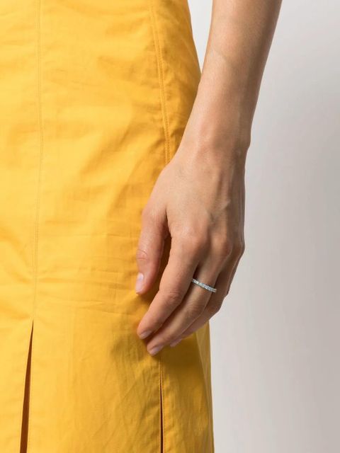 Swarovski round cut gem embellished ring - Silver - zdjęcie produktu nr 2