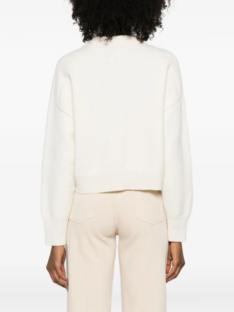 LouLou de Saison ribbed-trim sweater - Neutrals