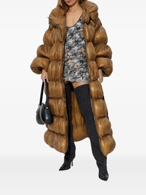 Diesel frayed houndstooth top - Brown