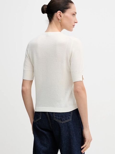 United Colors of Benetton sweter damski kolor beżowy lekki 1002D10D2 - zdjęcie produktu nr 2