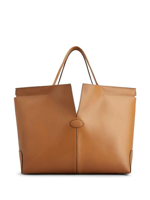 Tod's leather tote bag - Brown - zdjęcie produktu nr 1
