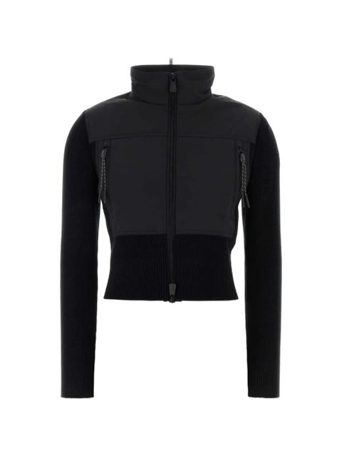 Moncler Grenoble panelled-knit cardigan - Black - zdjęcie produktu nr 1
