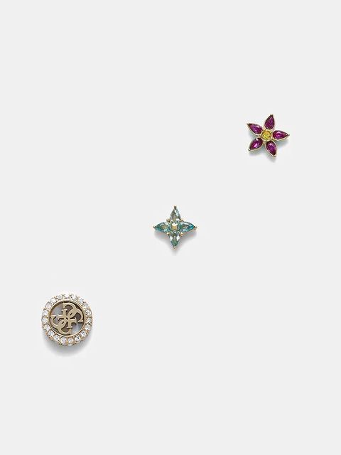 Guess kolczyki SECRET GARDEN 3-pack - zdjęcie produktu nr 1