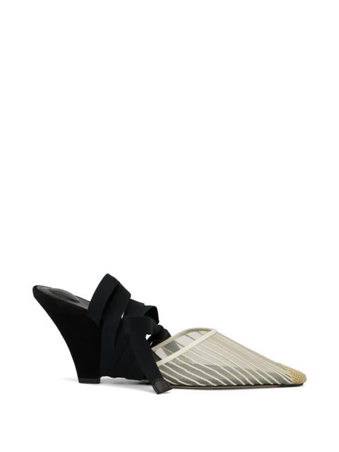Jacquemus striped heeled - Black - zdjęcie produktu nr 1