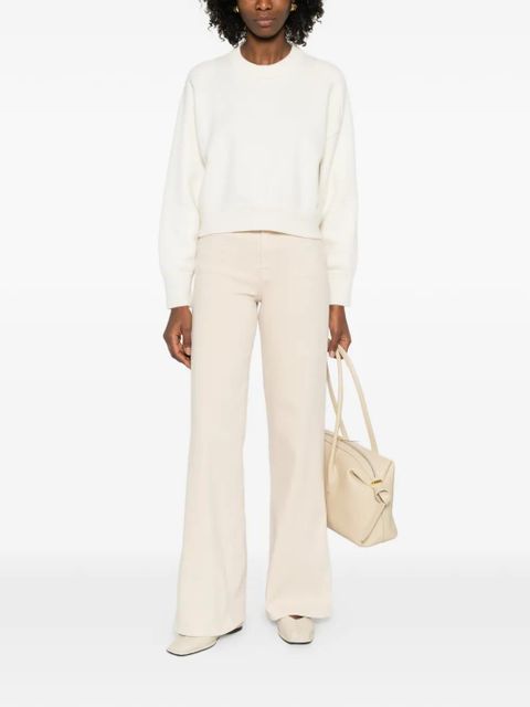 LouLou de Saison ribbed-trim sweater - Neutrals - zdjęcie produktu nr 2