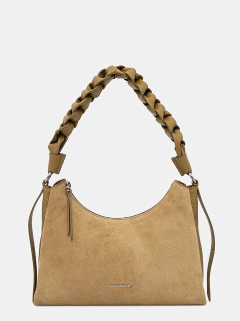 Coccinelle torebka zamszowa BOHEME SUEDE BIMATERIAL - zdjęcie produktu nr 1