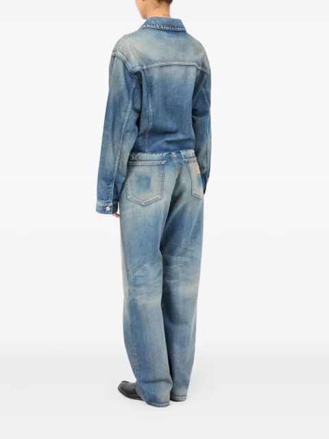 MM6 Maison Margiela belted denim jacket - Blue
