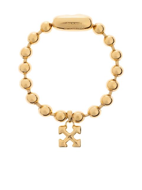 Off-White Arrows-charm ball-chain bracelet - Gold - zdjęcie produktu nr 1