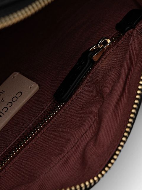 Coccinelle torebka skórzana PAKI kolor czarny E1 U4A 12 02 01