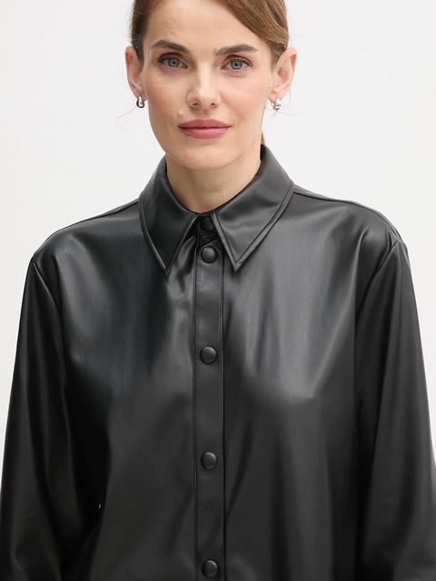 United Colors of Benetton sukienka kolor czarny mini prosta 4M3CDV0BZ