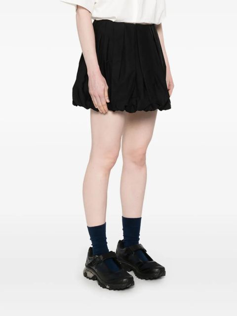 PINKO poplin balloon mini skirt - Black