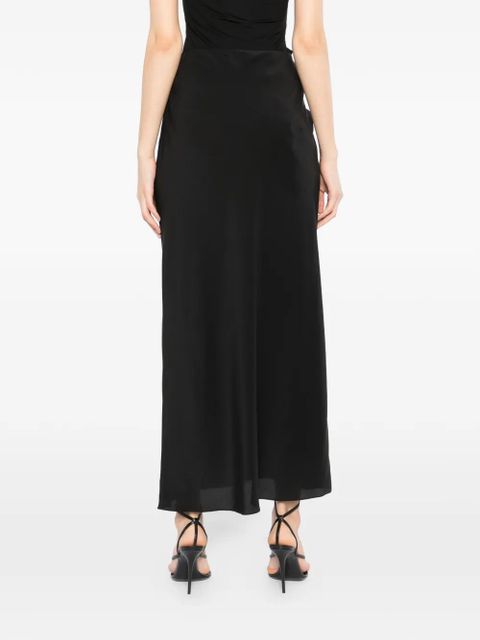 TOM FORD silk maxi skirt - Black