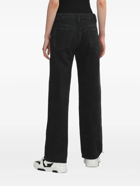 Off-White straight-leg jeans - Black