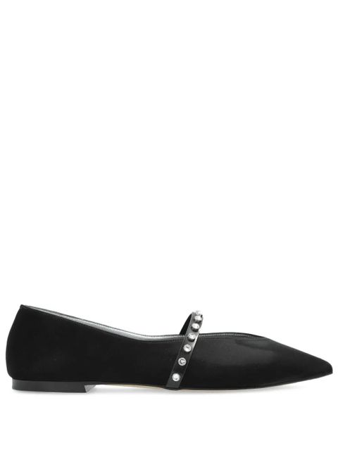 Alexander McQueen stud-detailing ballet flats - Black - zdjęcie produktu nr 1