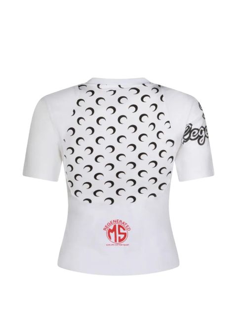 Marine Serre moon-print T-shirt - White - zdjęcie produktu nr 2