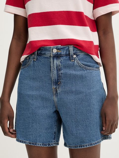 Levi's szorty damskie jeansowe HIGH BAGGY SHORT - zdjęcie produktu nr 1