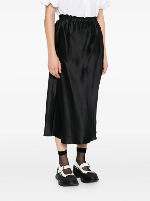 Simone Rocha ruffled silk skirt - Black