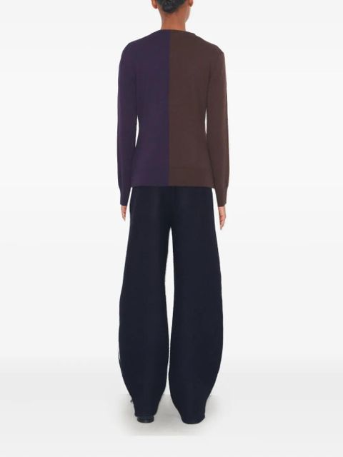 Tory Burch brooch wool cardigan - Brown - zdjęcie produktu nr 2