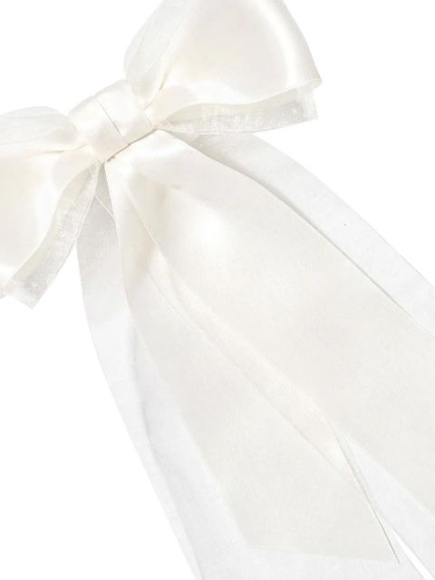Jennifer Behr Frankie Bow - White - zdjęcie produktu nr 2