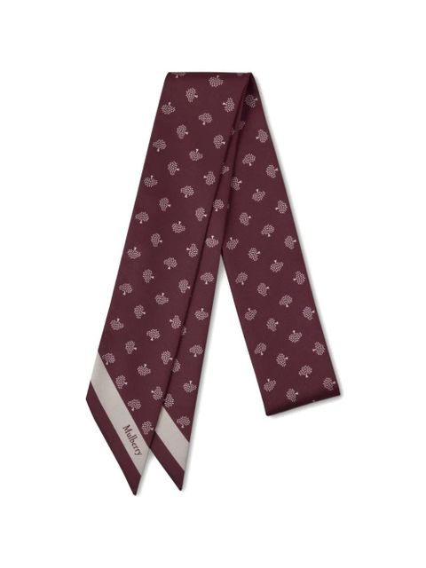 Mulberry Mulberry Tree patterned scarf - Red - zdjęcie produktu nr 1