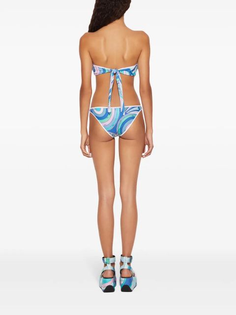 PUCCI Iride-print bandeau top - Blue