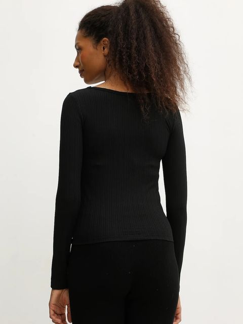 Guess longsleeve FABIA kolor czarny V5BP03 K1932