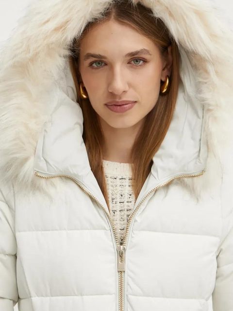 Morgan kurtka puchowa GARENA damska kolor beżowy zimowa GARENA