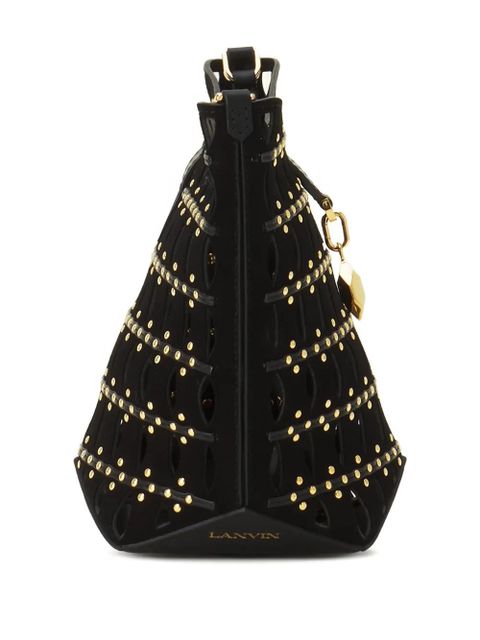 Lanvin cut-out studded bucket bag - Black - zdjęcie produktu nr 1