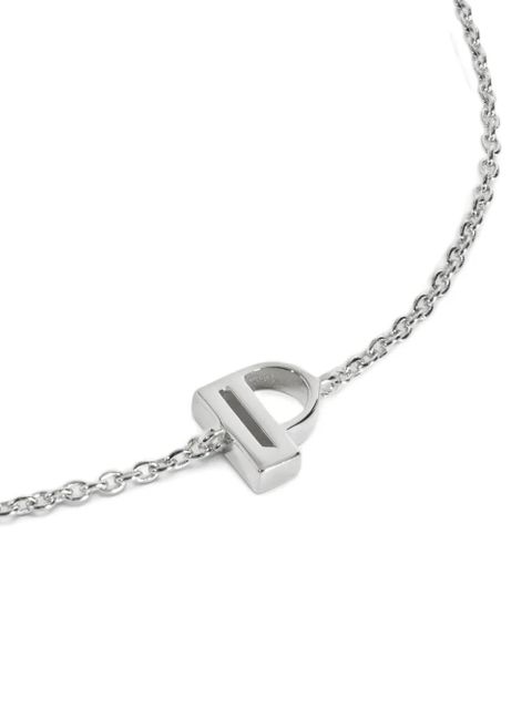 Monica Vinader initial chain bracelet - Silver