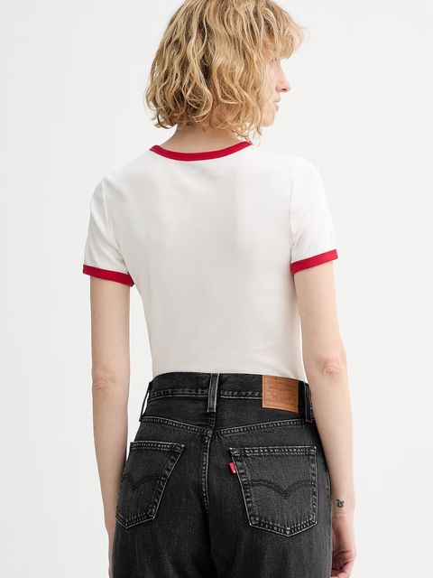 Levi's t-shirt bawełniany GRAPHIC RINGER RICKIE - zdjęcie produktu nr 2