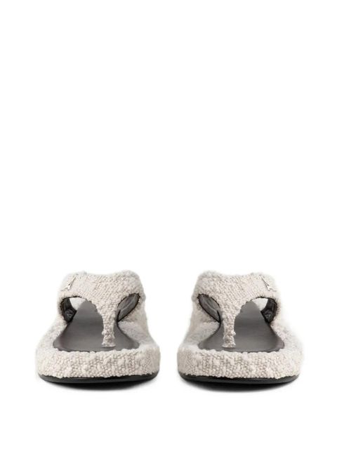 Manière De Voir 40mm Rosalie boucle plaque flatform sandals - Neutrals