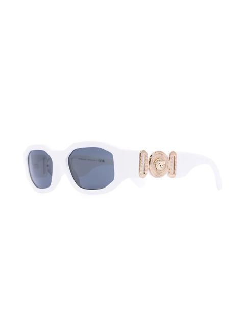 Versace Eyewear Biggie geometric-frame sunglasses - White - zdjęcie produktu nr 2