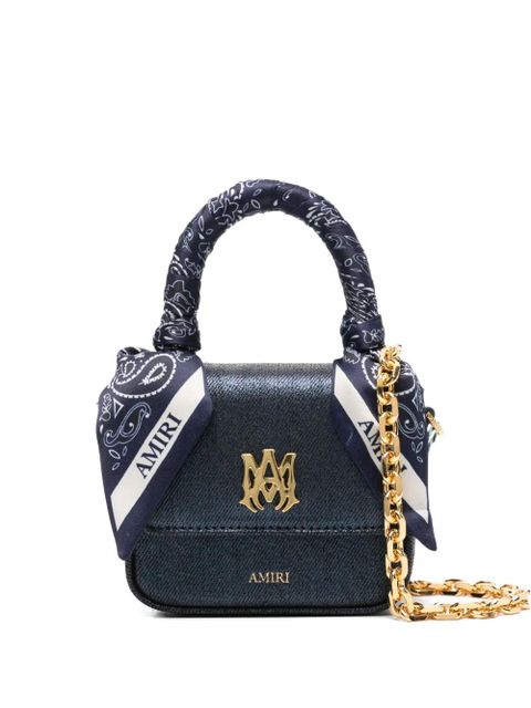 AMIRI scarf-handle tote bag - Blue - zdjęcie produktu nr 1