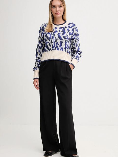 Gaudi sweter damski kolor niebieski 521BD53042