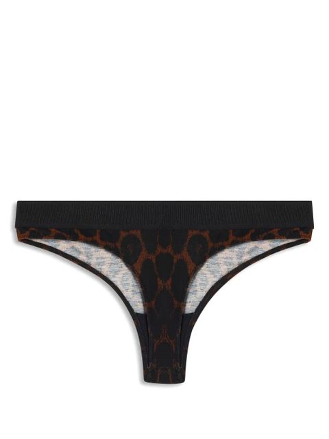 TOM FORD leopard-print briefs - Brown - zdjęcie produktu nr 2