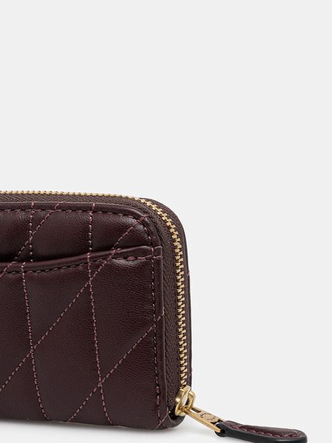 Coach portfel skórzany damski kolor fioletowy CM505 - zdjęcie produktu nr 2