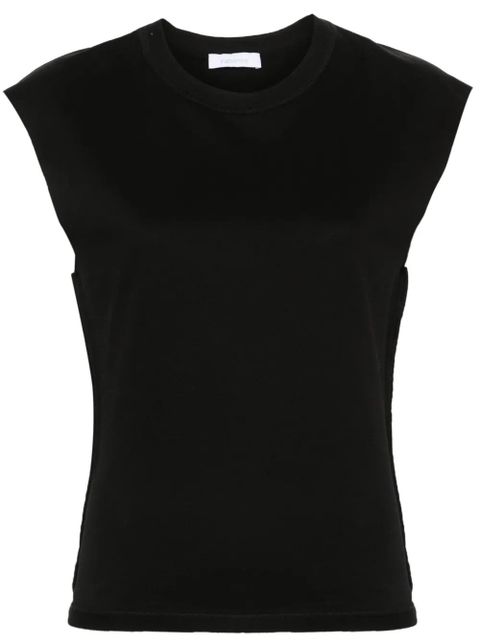 Rabanne chain-detail cotton T-shirt - Black - zdjęcie produktu nr 1