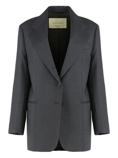 Weekend Max Mara pinstripe wool blazer - Grey - zdjęcie produktu nr 1