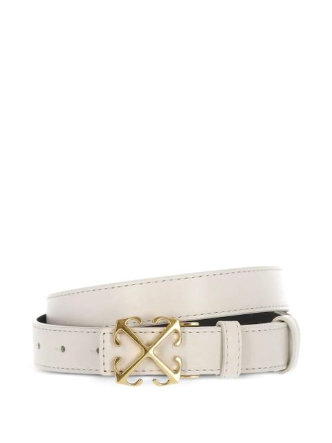 Off-White signature Arrows motif-buckle leather belt - Neutrals - zdjęcie produktu nr 1