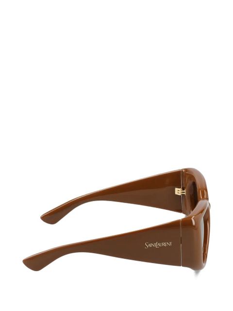 Saint Laurent butterfly sunglasses - Brown