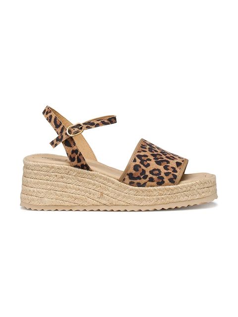 Geox espadryle na koturnie damskie skórzane D ALEMERIA - zdjęcie produktu nr 2