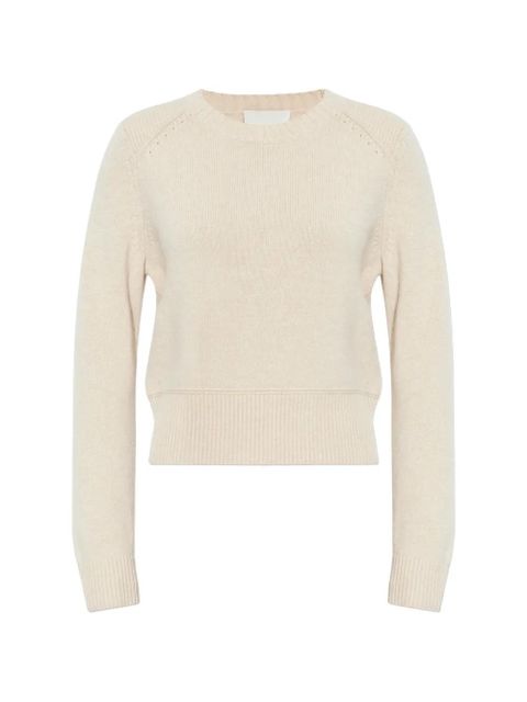 ISABEL MARANT Cornelia crew-neck sweater - Neutrals - zdjęcie produktu nr 1