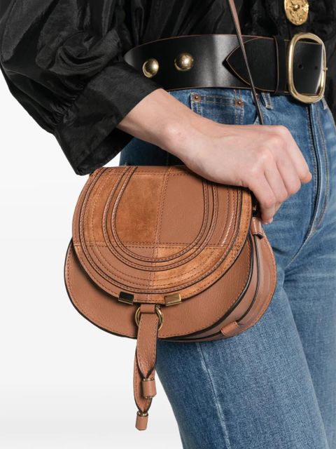 Chloé small Marcie cross body bag - Brown - zdjęcie produktu nr 2