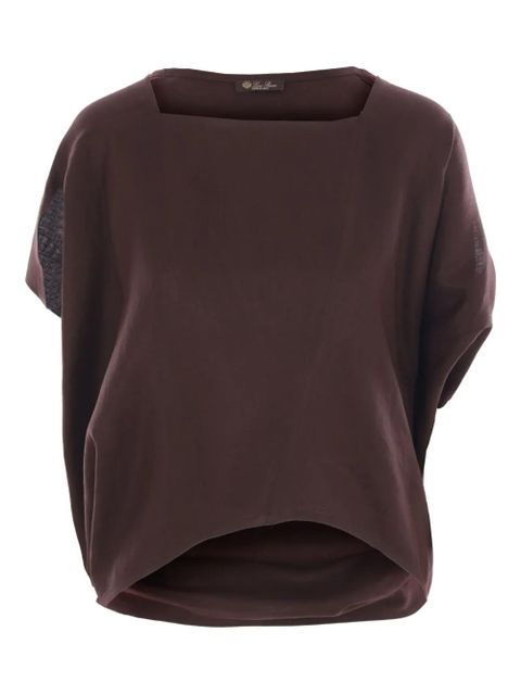 Loro Piana Gaia linen blouse - Brown - zdjęcie produktu nr 1