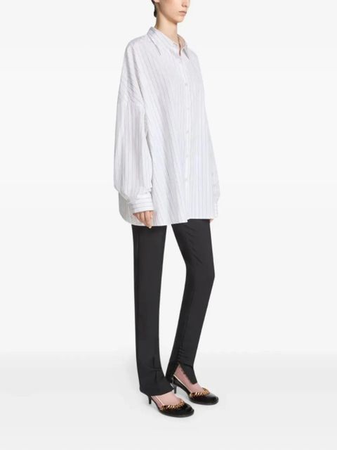 DRIES VAN NOTEN pinstripe shirt - White