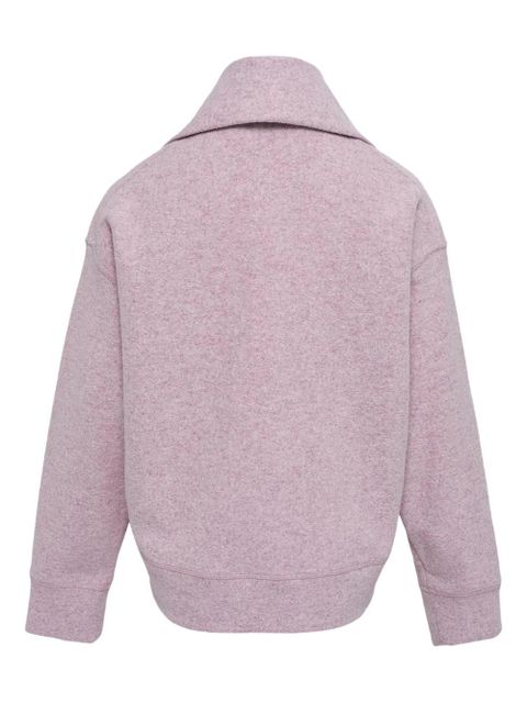 Jil Sander collar pocket sweatshirt - Pink - zdjęcie produktu nr 2