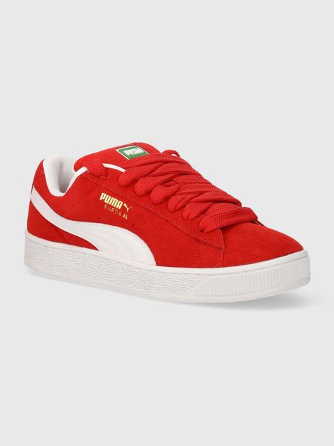 Puma sneakersy skórzane Suede XL kolor czerwony 395205 - zdjęcie produktu nr 1